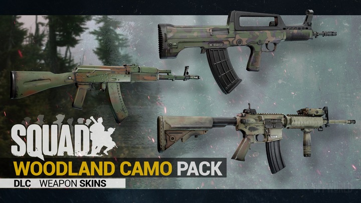 Woodland Camo Pack (Weapon Skins)