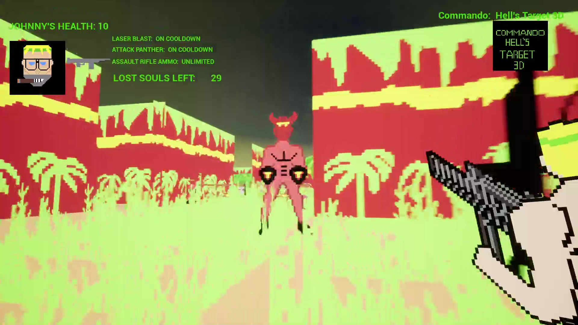 Commando: Hell's Target 3D screenshot 1