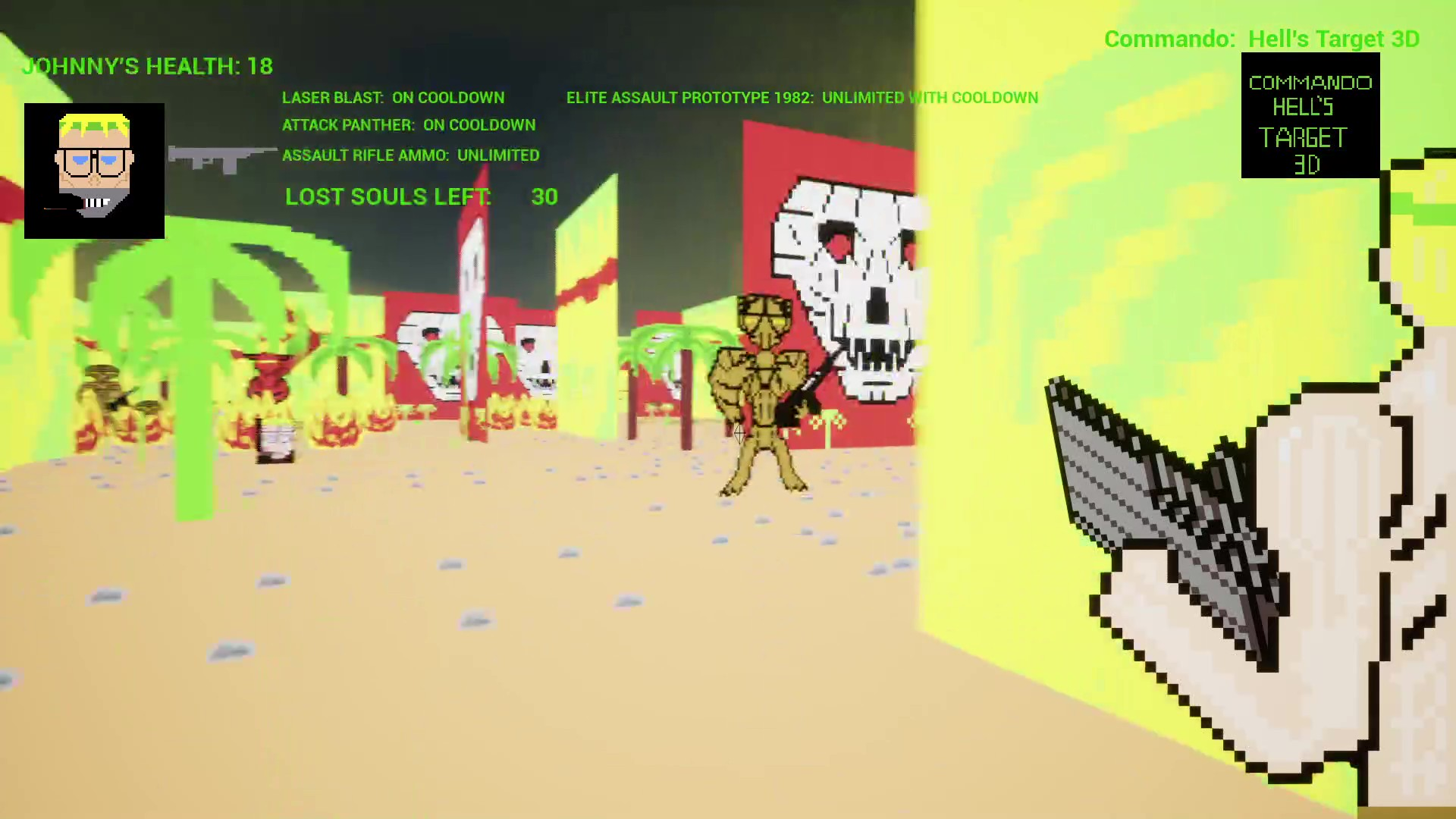 Commando: Hell's Target 3D-vqv2f