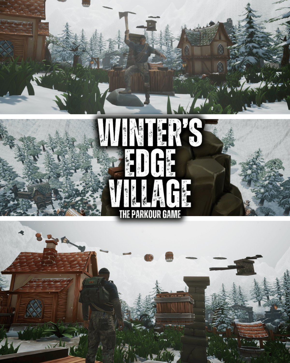 Winter's Edge Village: The Parkour Game-1g271