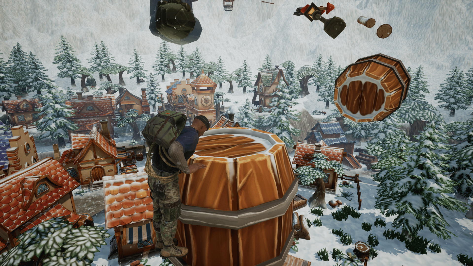 Winter's Edge Village: The Parkour Game-nlpgf