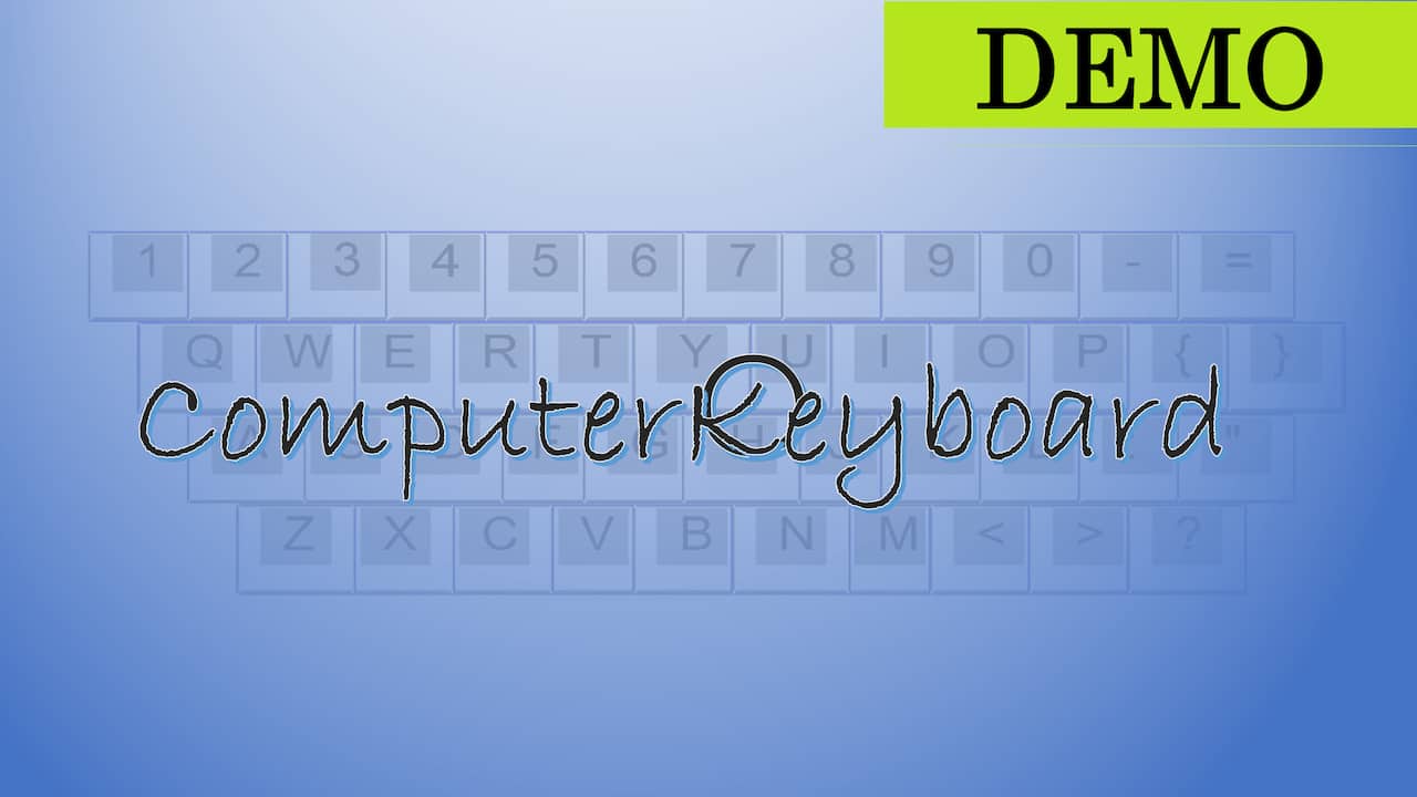 ComputerKeyboardDemo PC gameplay screenshot 1 of 1