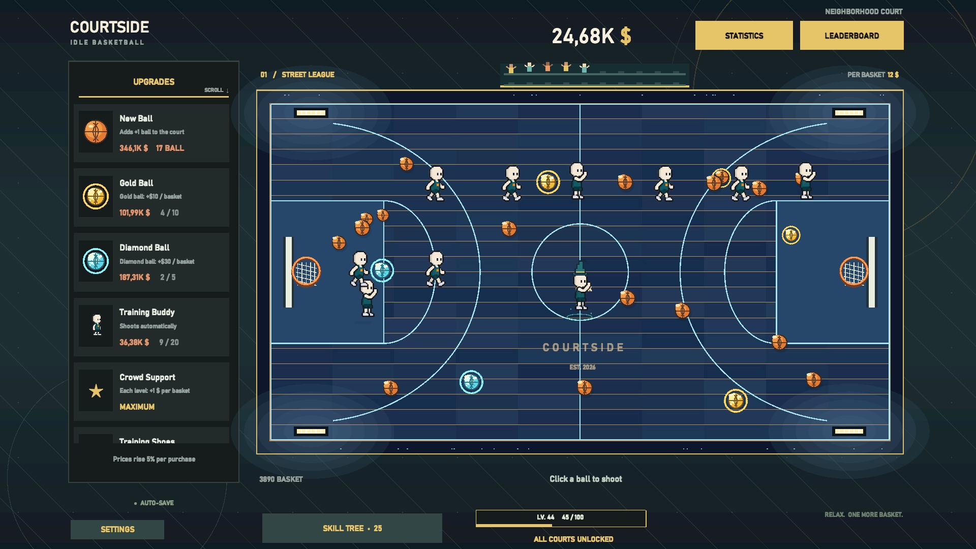 Courtside Idle-10w3z