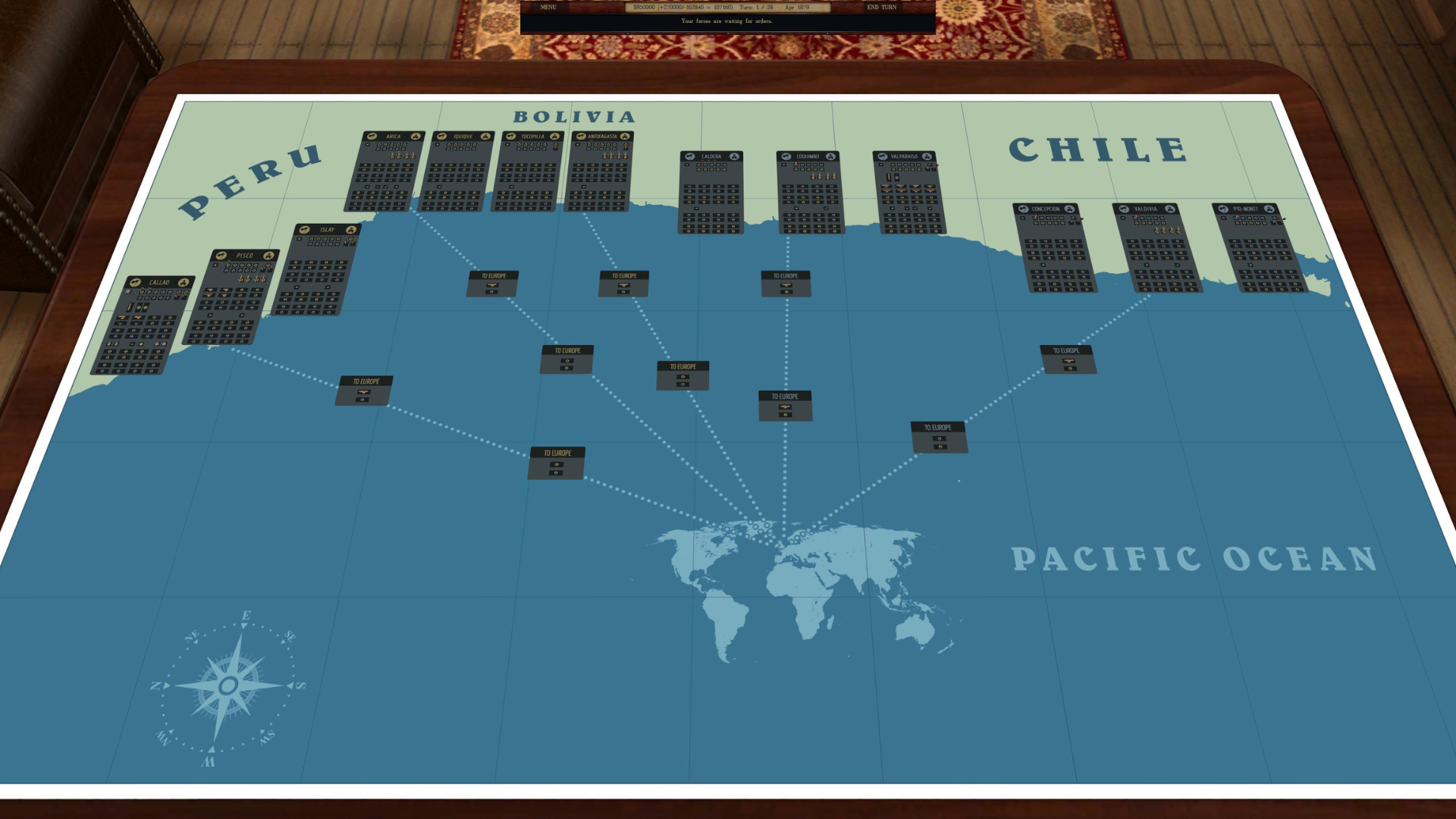 Clad In Iron War of The Pacific 1879-1civ8