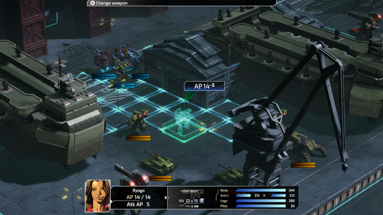 Скриншот игрового процесса FRONT MISSION 3: Remake
