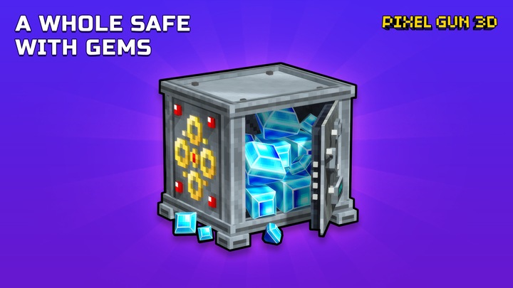 A whole safe with Gems
