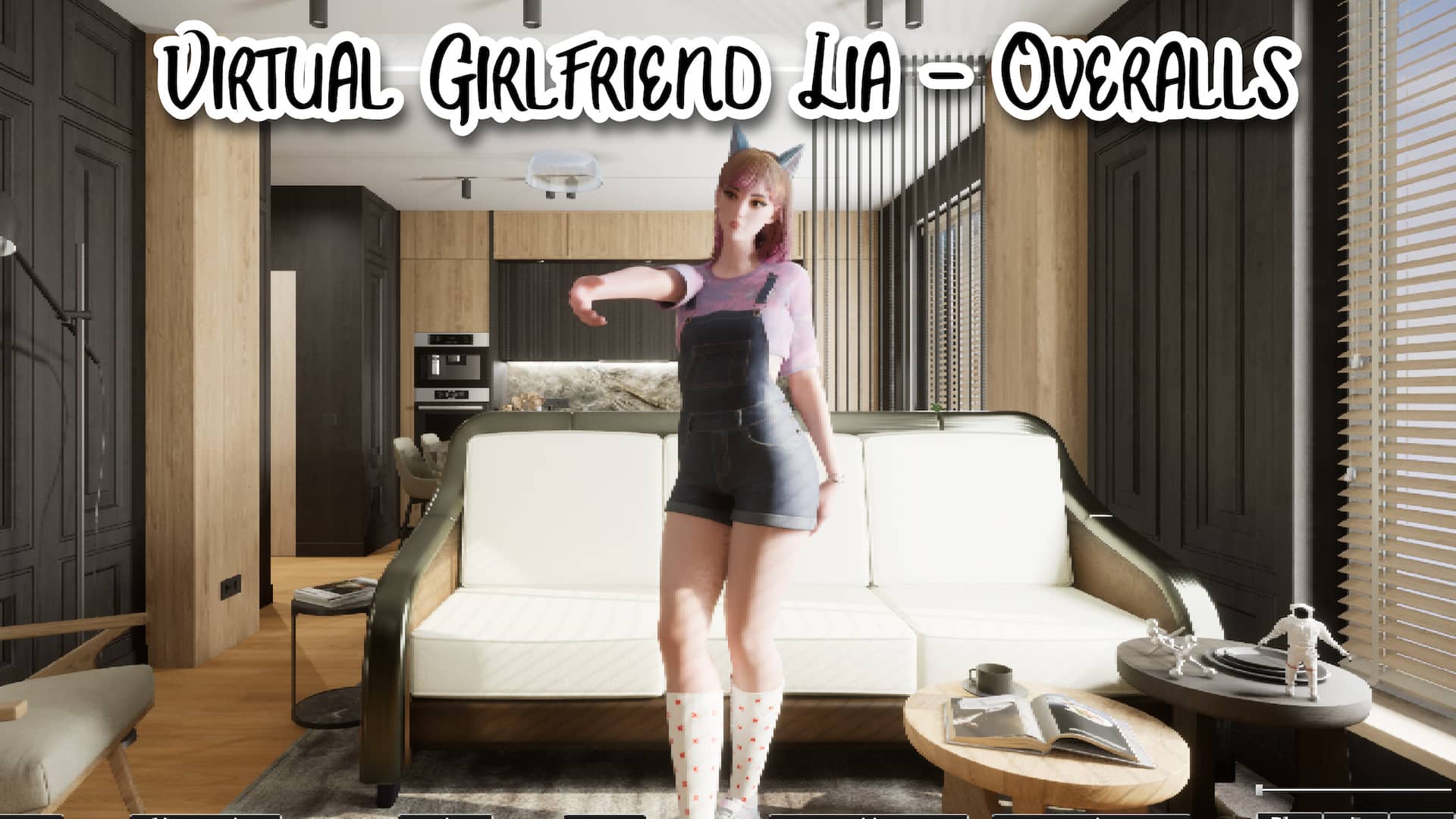Virtual Girlfriend Lia - Overalls