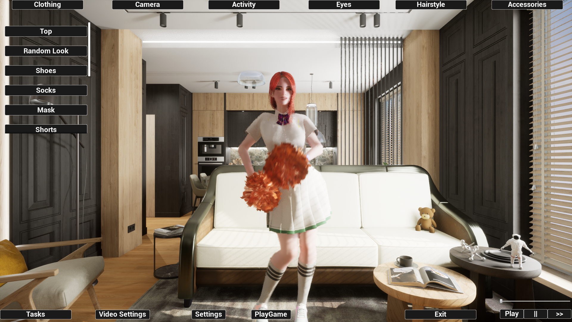 Virtual Girlfriend Lia - Cheerleader Girl - heroCarouselVideo