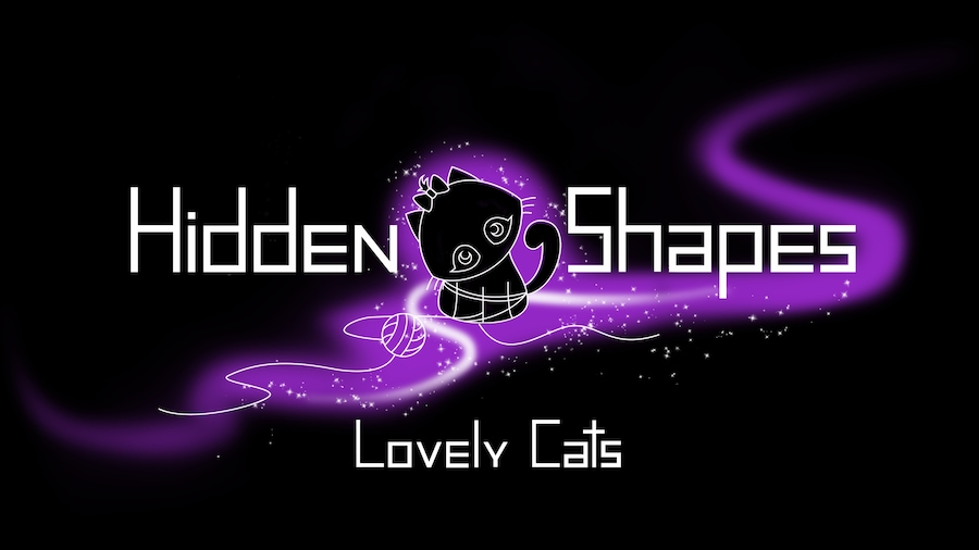 Hidden Shapes Lovely Cats