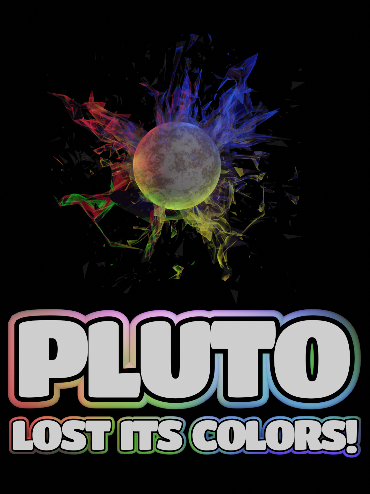 Pluto Lost Its Colors
