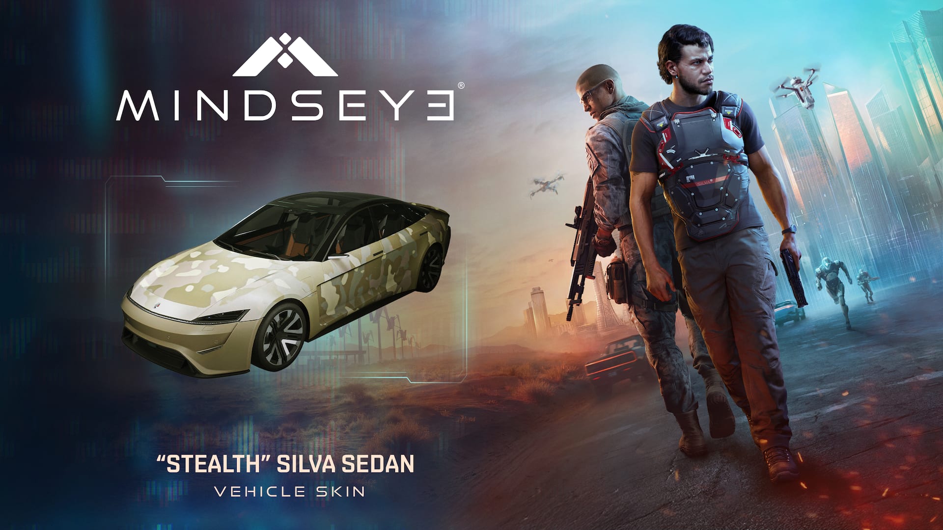 "Stealth" Silva Sedan Vehicle Skin