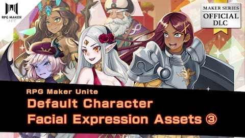 Rpg Face Texture RPG Maker Unite Default Character Facial Expression Assets3 – Epic ...