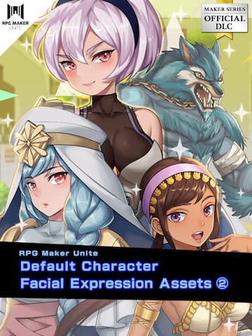 RPG Maker Unite Default Character Facial Expression Assets2