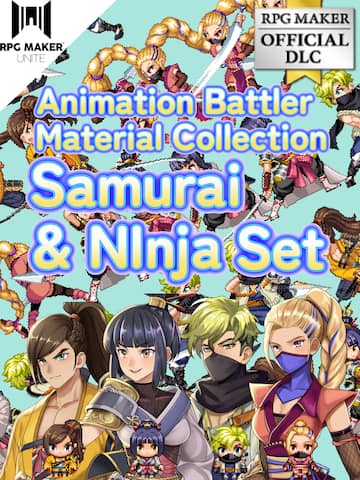 Animation Battler Material Collection Samurai and Ninja Set