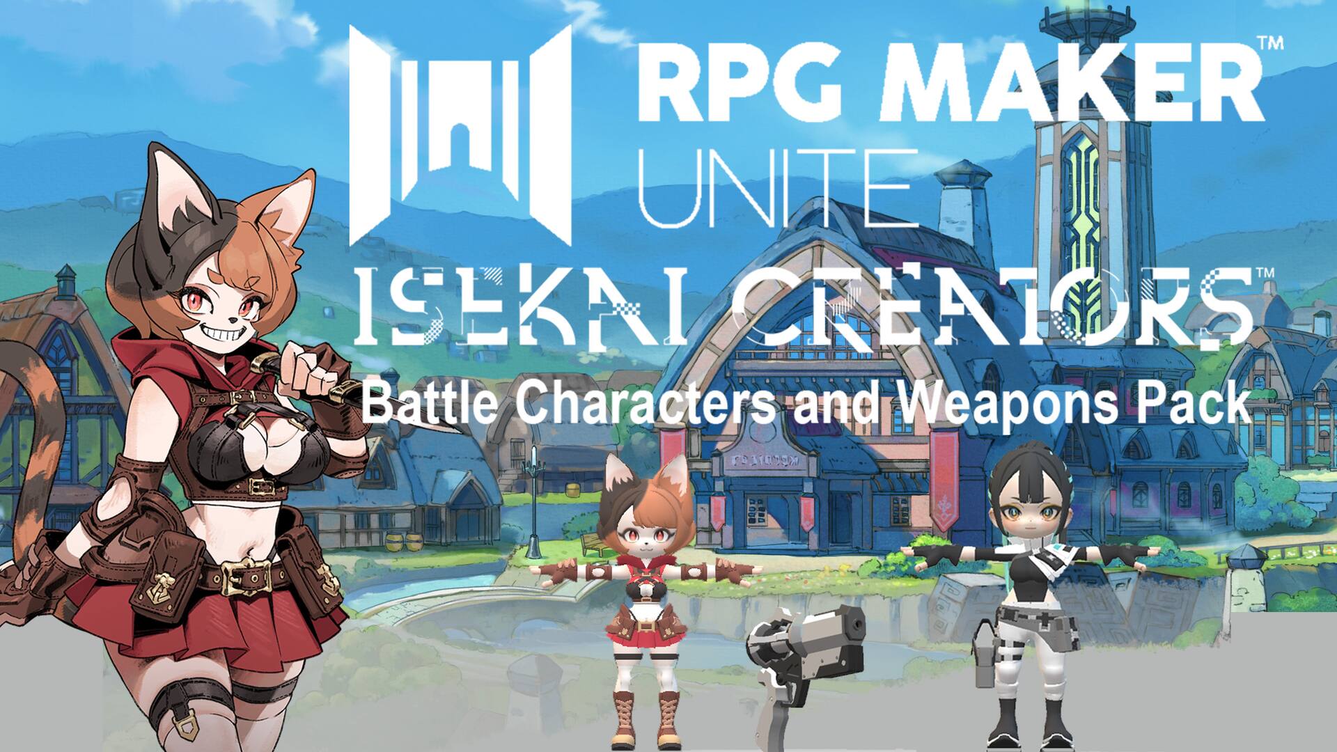 ISEKAI CREATORS Battle Characters and Weapons Pack
