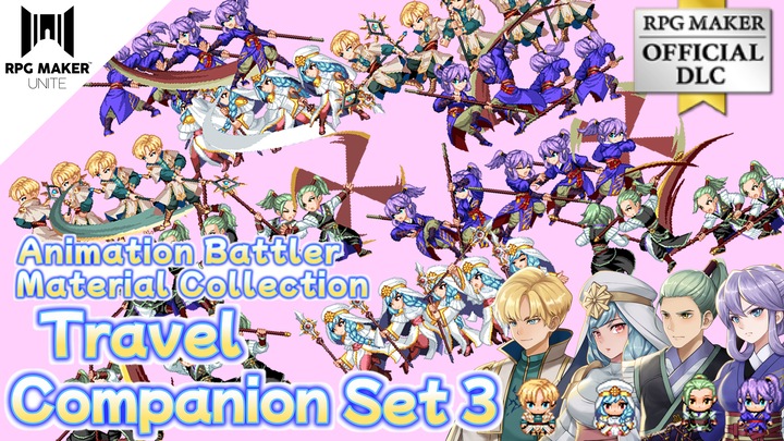 Animation Battler Material Collection Travel Companion Set 3
