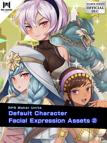 RPG Maker Unite Default Character Facial Expression Assets2