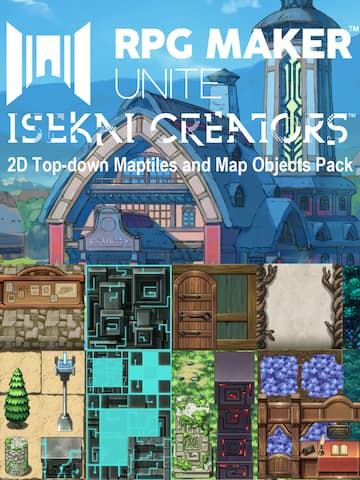 ISEKAI CREATORS 2D Top-down Maptiles and Map Objects Pack