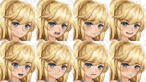 RPG Maker Unite Default Character Facial Expression Assets1 — Epic ...