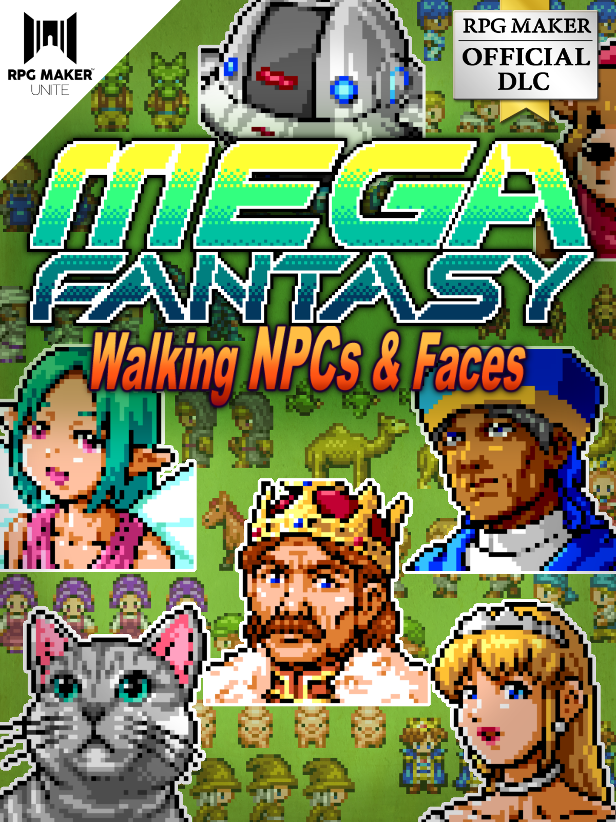 MEGA FANTASY Walking NPCs and Faces banner