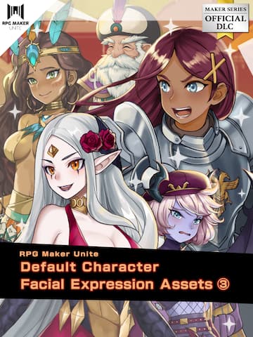 RPG Maker Unite Default Character Facial Expression Assets3