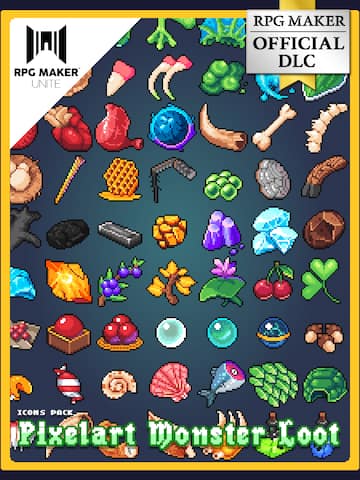 PIXELART MONSTER LOOT ICONS PACK
