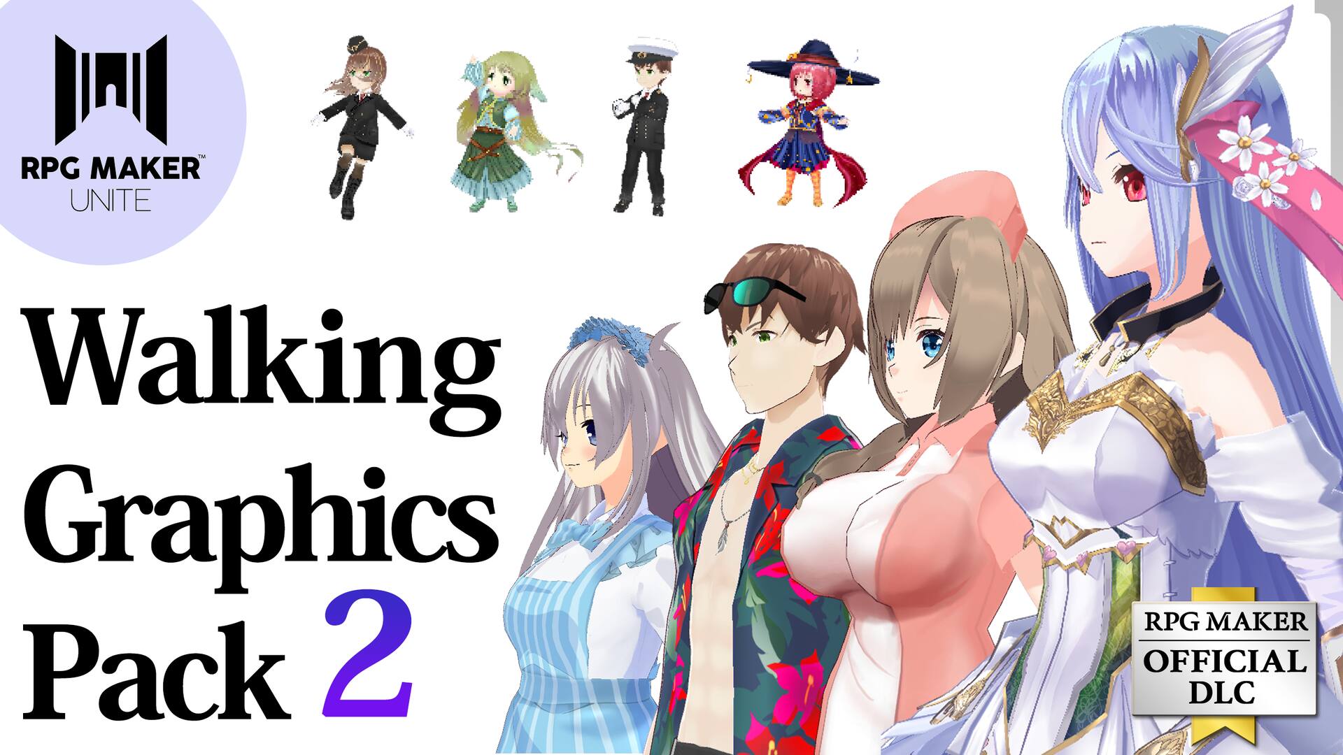 RPG Maker Unite Walking Graphics Pack 2