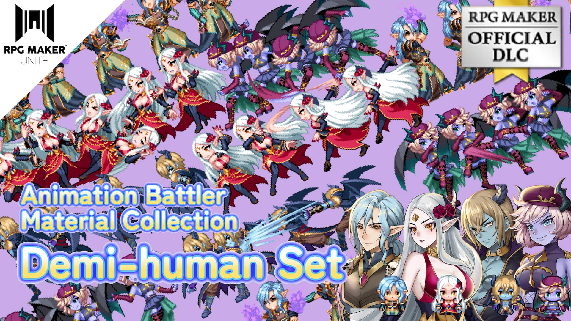 Animation Battler Material Collection Demi-human Set