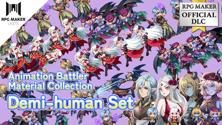Animation Battler Material Collection Demi-human Set