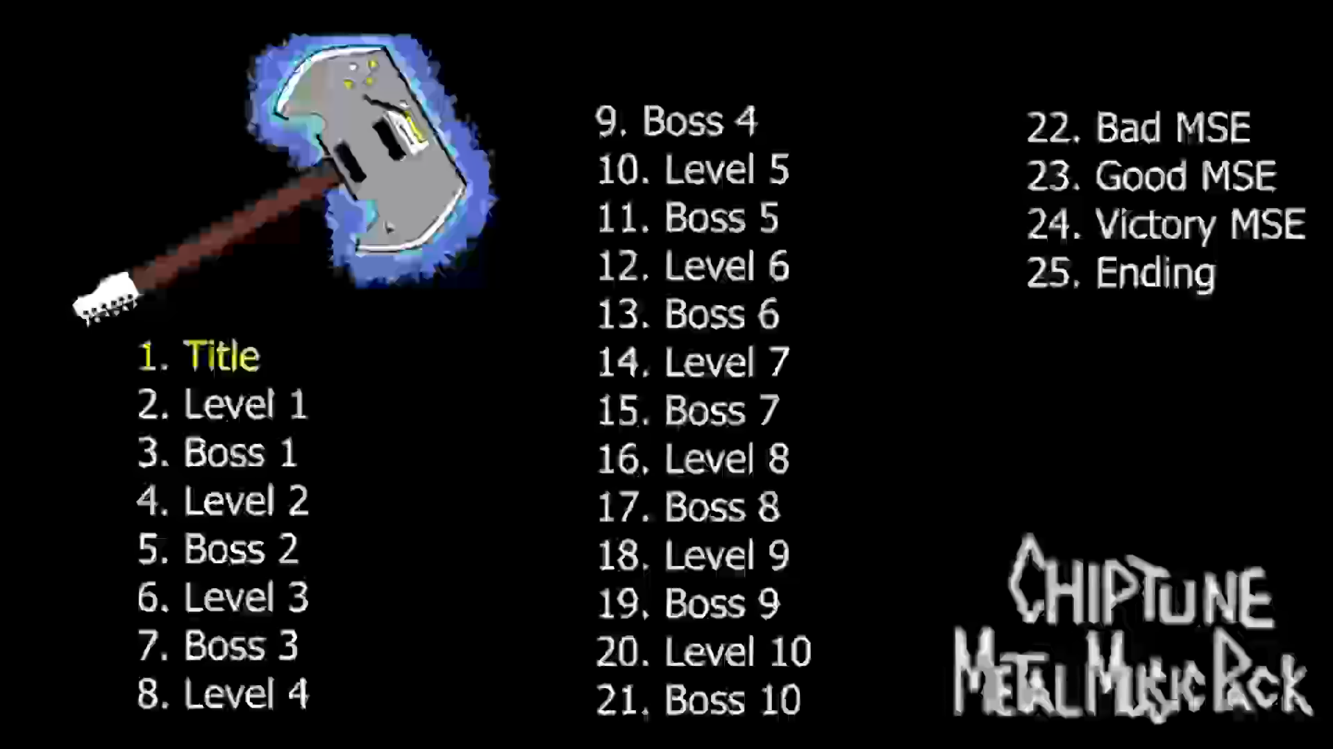 Chiptune Metal Music Pack - heroCarouselVideo