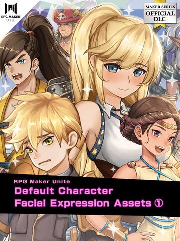 RPG Maker Unite Default Character Facial Expression Assets1