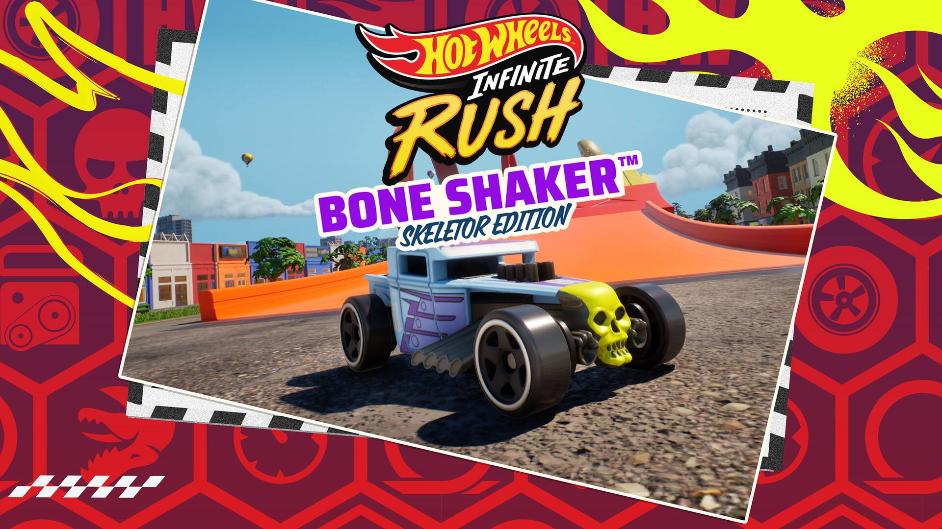 HOT WHEELS™ Infinite Rush - Bone Shaker™ Skeletor™ Edition