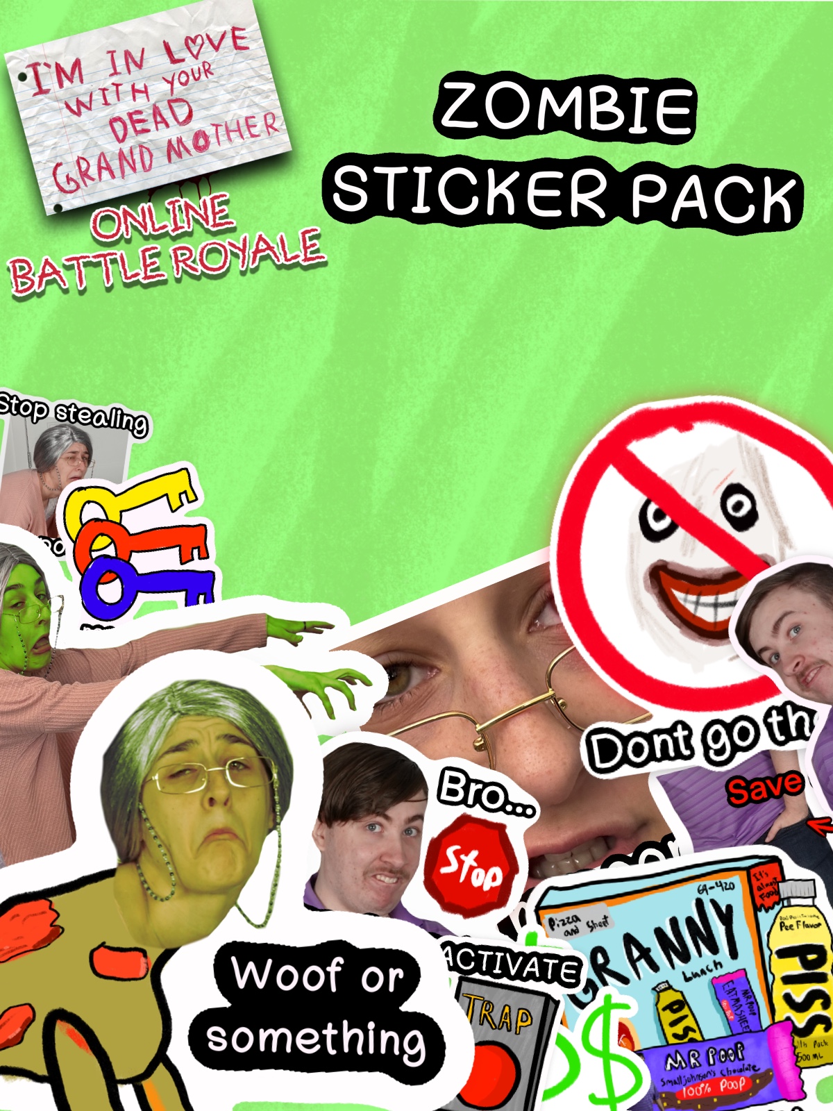 Zombie Sticker Pack - Emotes DLC