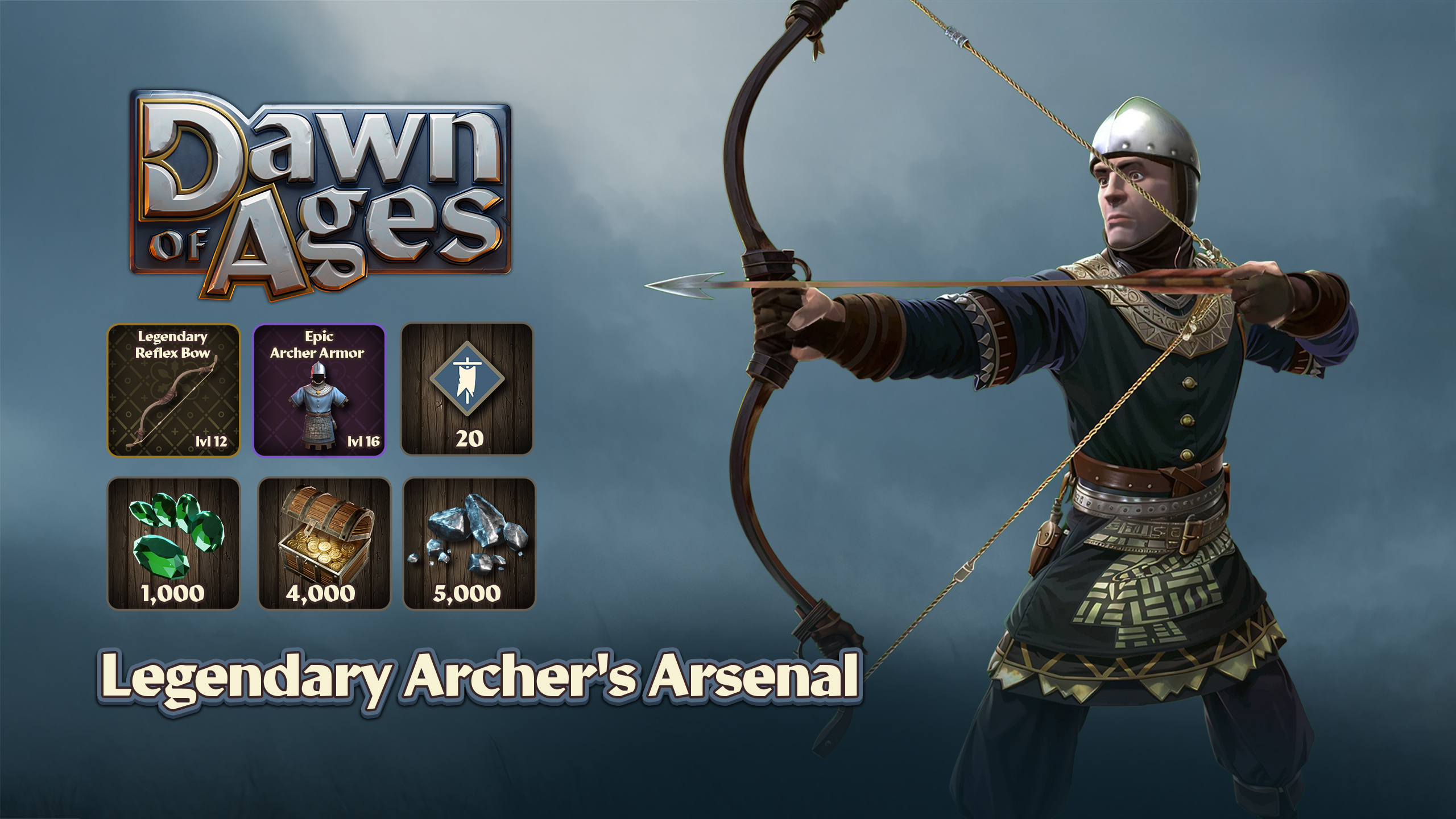 Dawn of Ages: Legendary Archer's Arsenal