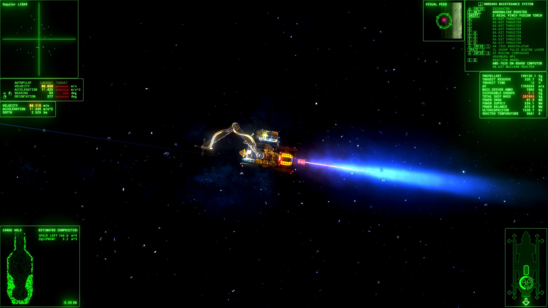 Delta-V Rings of Saturn-15njv