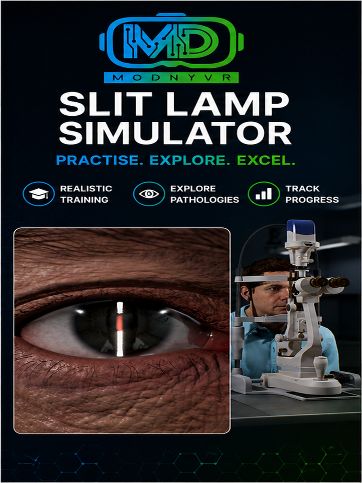 ModnyVR : Slit Lamp Simulator