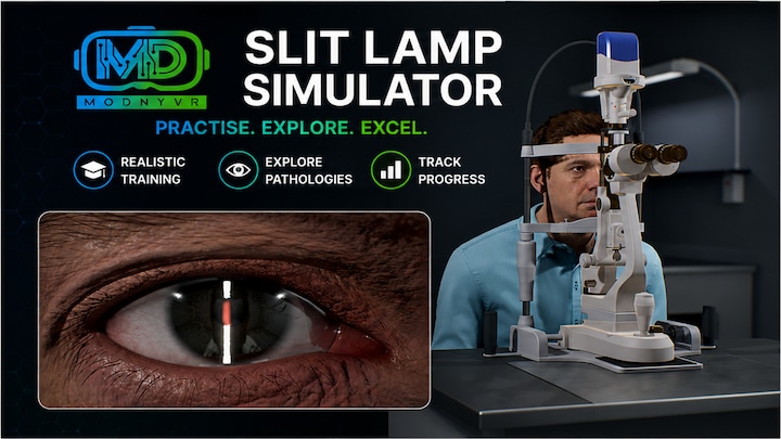 ModnyVR : Slit Lamp Simulator