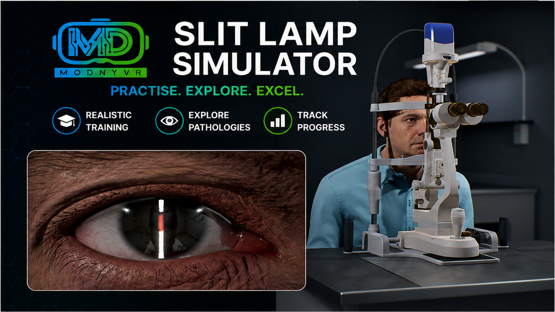 Slit Lamp Simulation-w0zjd
