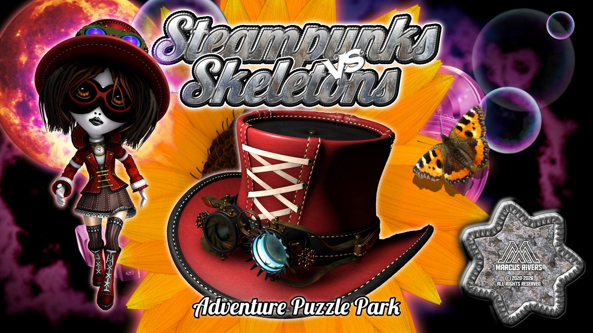 Steampunks Vs Skeletons: Adventure Puzzle Park