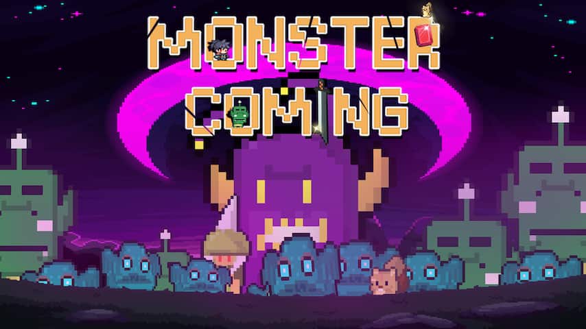 monster coming vertical card thumbnail