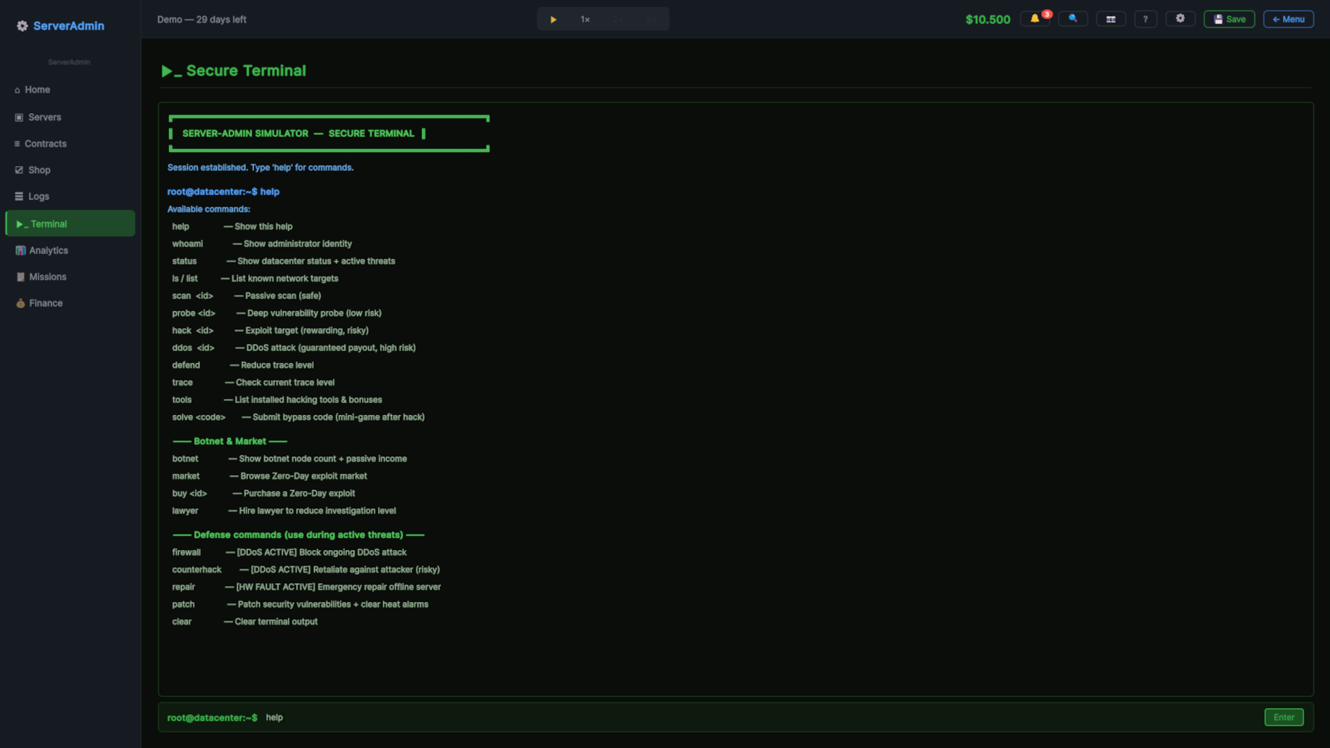 Server-Admin Simulation-1tu6u