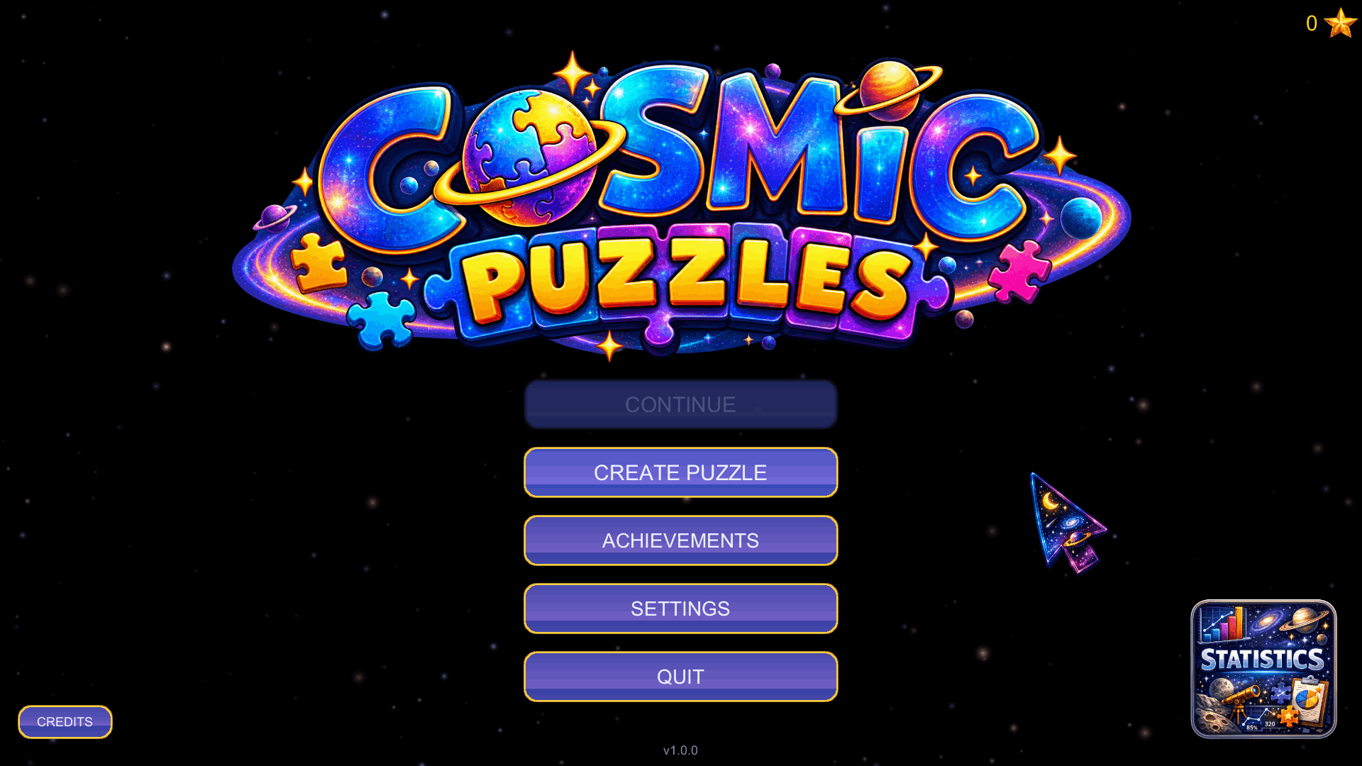 Cosmic Puzzles screenshot