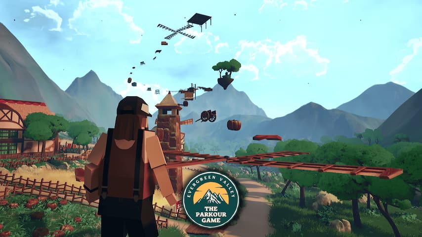 evergreen valley: the parkour game vertical card thumbnail