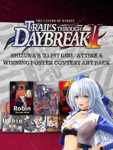 Shizuna's 'Z1 Pit Girl' Attire & Winning Poster Contest Art Pack