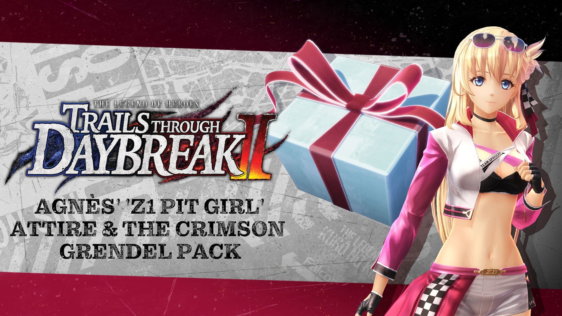 Agnès' 'Z1 Pit Girl' Attire & The Crimson Grendel Pack