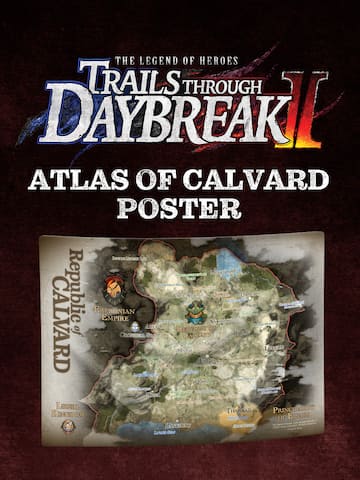 Trails through Daybreak II - Atlas of Calvard Poster
