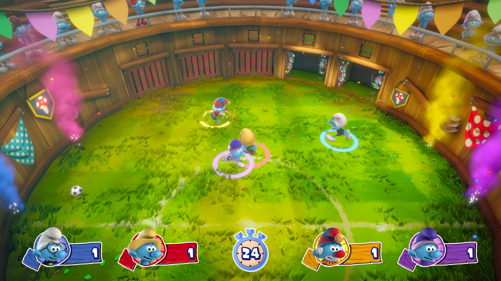 Smurfs Village Party-1cent