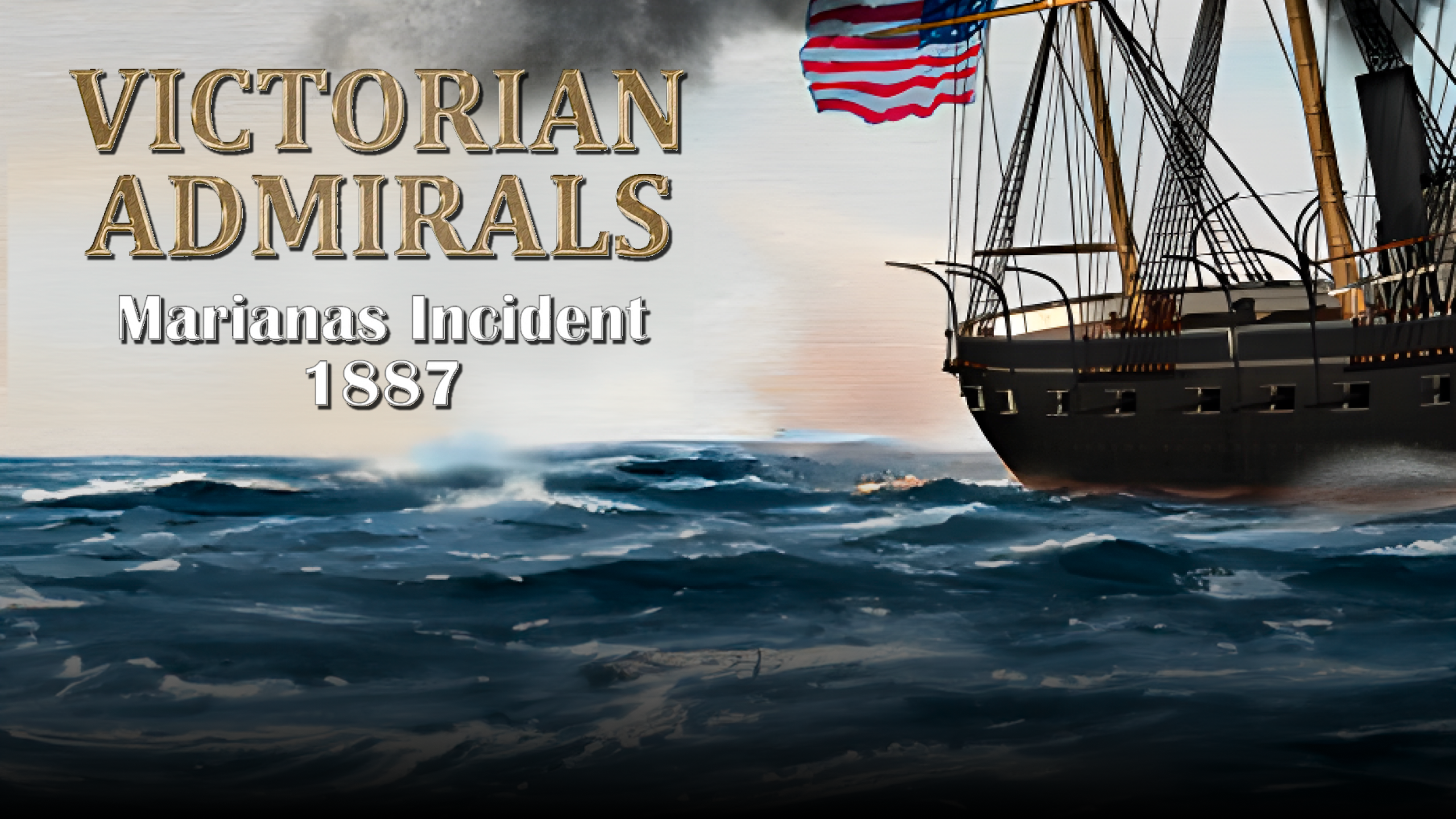 victorian admirals marianas incident 1887 vertical card thumbnail