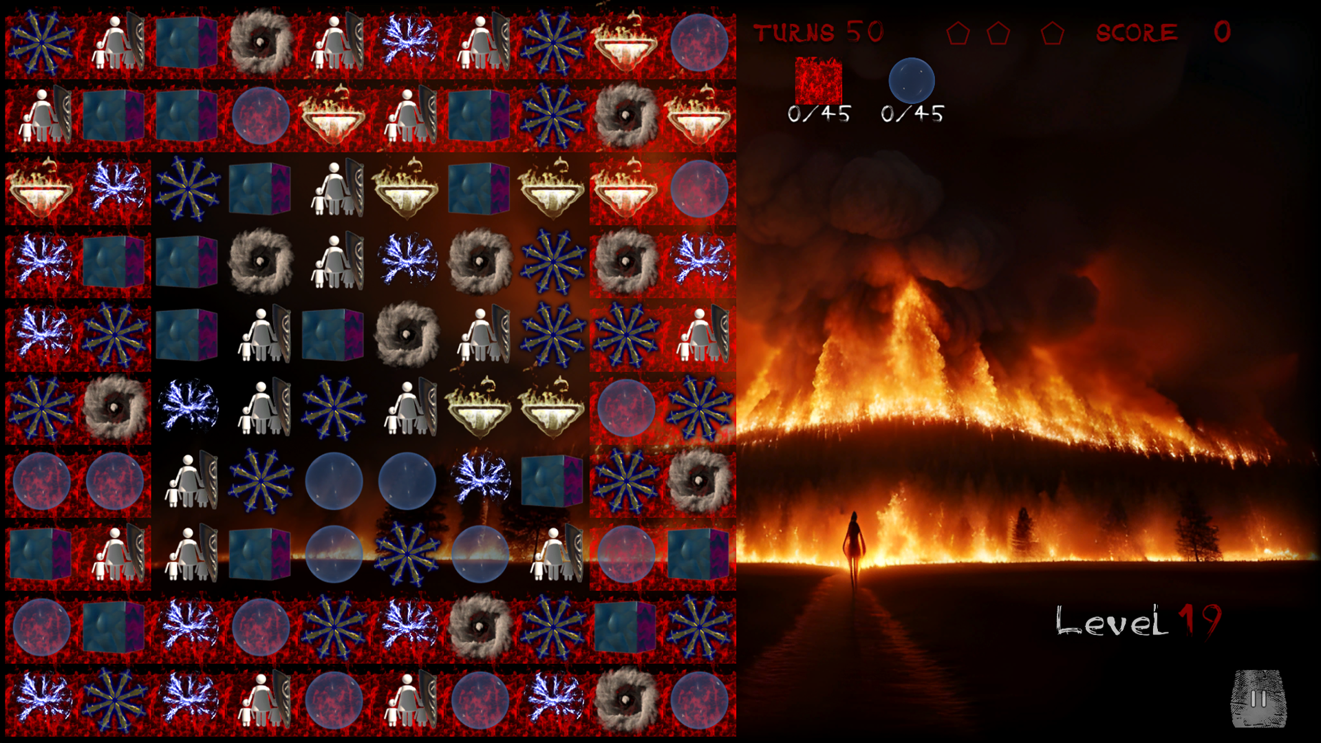 Match 3 Game The world is going to-194qj