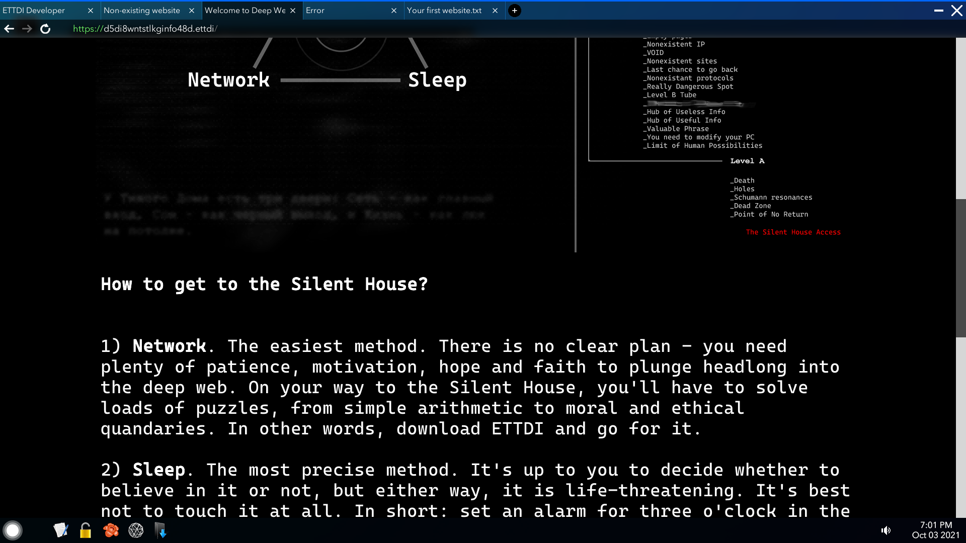 Project DeepWeb-la8x3